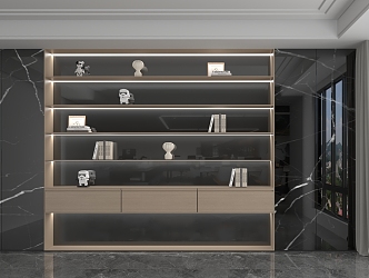 Modern Storage Cabinet Rack 3d model