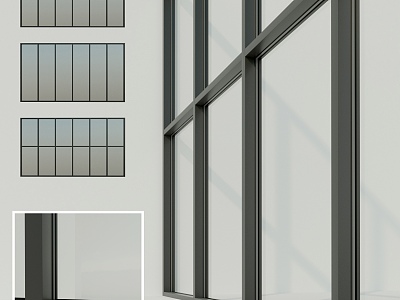 Window casement 3d model