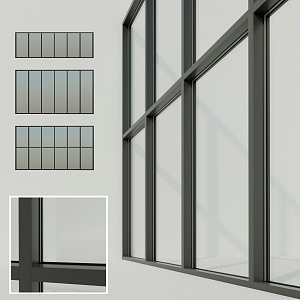 Window casement 3d model