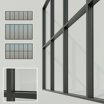 Window casement 3d model