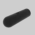Modern Black Cylindrical Ceiling Light Fixture For Home Interior Design