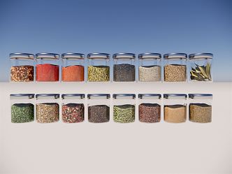 Modern Seasoning Bottle Seasoning 3d model