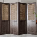 Screen partition 3d model