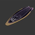 Spacecraft Solar Panel With Geometric Patterns And Logo For Exploration Missions