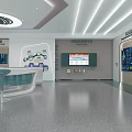 Modern Service Hall With Digital Information Displays Self Service Kiosks And Spacious Layout
