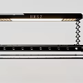 HMSZ Modern Clothes Hanger With LED Lights And Metal Retractable Design Structure
