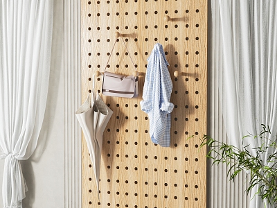 Modern Wall Hanging Hanger 3d model