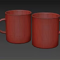 White Mugs With Black Rim Featuring 1980 Olympiad Design And Cartoon Bear Artwork