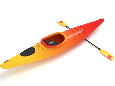 Modern Kayak 3d model