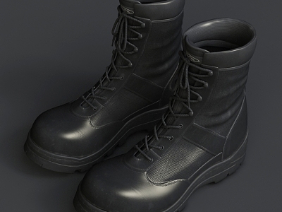 Military Boots Shoes Super Realistic Movie Level Shoes Sub-era Military Boots Soldier Boots Warrior Shoes model