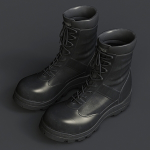 Military Boots Shoes Super Realistic Movie Level Shoes Sub-era Military Boots Soldier Boots Warrior Shoes 3d model