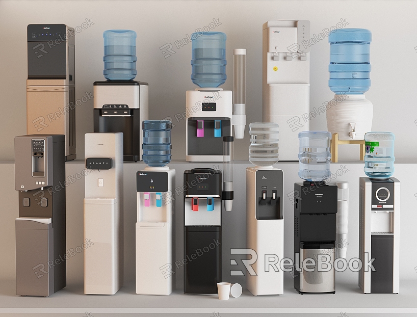 Water dispenser combination direct drinking machine tea bar machine water purifier bottled water mineral water cup model