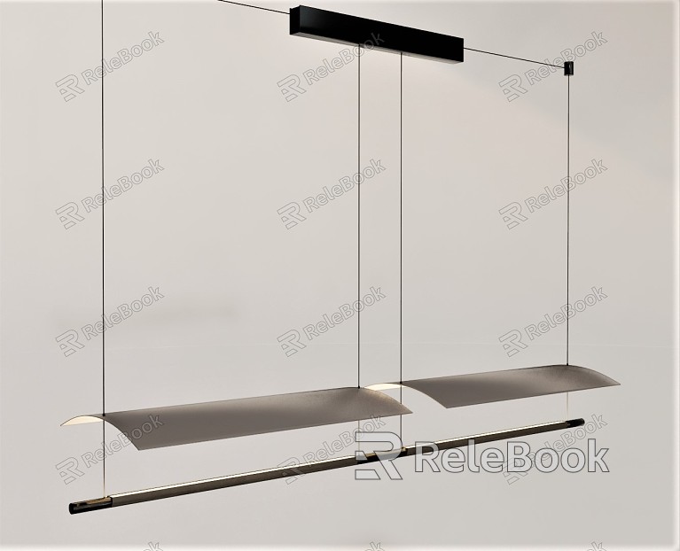 Modern Chandelier Office Chandelier Long Strip Chandelier Decorative Chandelier model