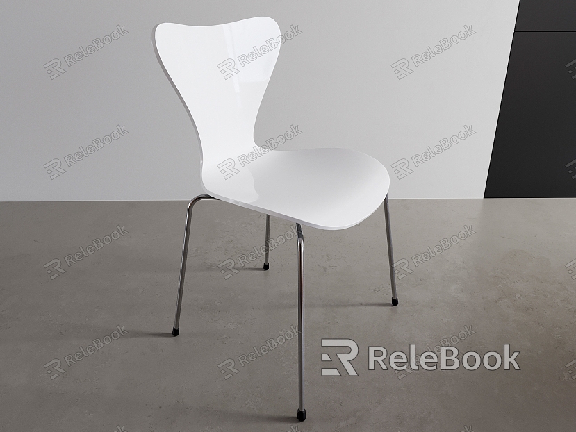 Modern single chair dining chair model