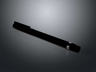 Black Pen Like Daily Item With US Logo For Writing And Office Use 3d model