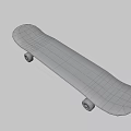 Skateboard As Sports Equipment With Durable Deck And Smooth Wheels