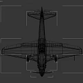 Vintage Military Airplane With Camouflage Paint Number 22 Red Star Emblem And Propeller
