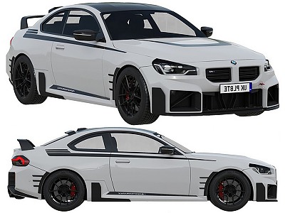 BMW M2 BMW Cars 3d model