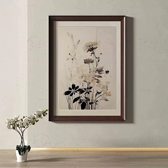 Modern Middle Ancient Vintage Decorative Painting 3d model