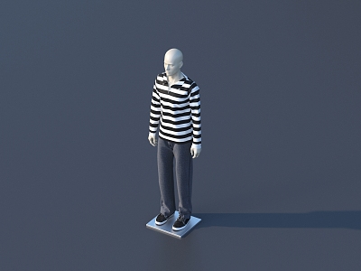 Modern Clothing Model 3d model