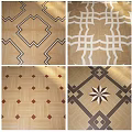 Wooden Flooring With Various Intricate Geometric Patterns For Interior Design 3d model