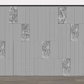 background wall 3d model