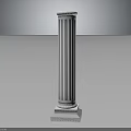 Elegant Classical Fluted Column Design With Ornate Capital And Decorative Base