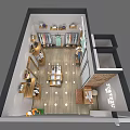 Justzzu Clothing Store Interior Featuring Mannequin Clothing Racks Wooden Flooring Brick Wall And Display Counter