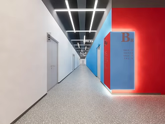 The Modern Corridor 3d model