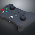 Gray Xbox Game Controller With Colorful ABXY Buttons And Ergonomic Design