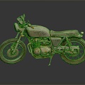 INDUSTRIAL LOFT MOTORCYCLE MOTORCYCLE CLASSIC MOTORCYCLE 3d model