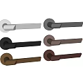 Modern Door Handles in Various Colors for Stylish Home Interior Design