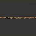 Ornate Golden Decorative Bracket With Intricate Carved Scrolls And Floral Details
