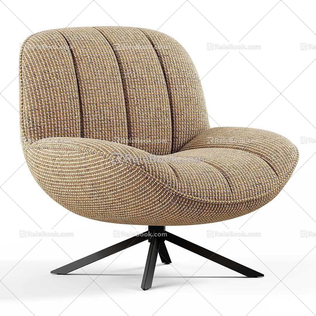 Modern Single Sofa 3d model