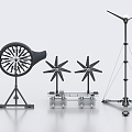 Wind turbine wind turbine wind power windmill fan new energy equipment 3d model