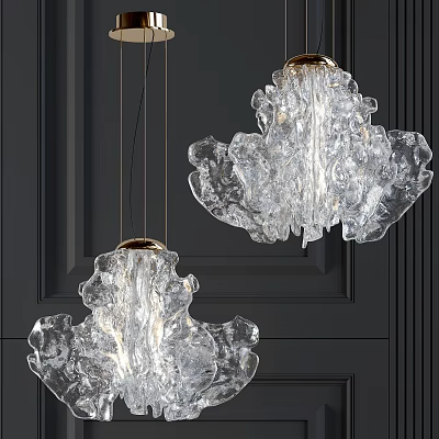 Modern Crystal Chandelier Decorative Crystal Chandelier 3d model
