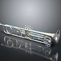 Silver Metal Household Item With Shiny Surface And Reflective Base