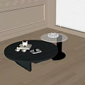Modern round coffee table 3d model
