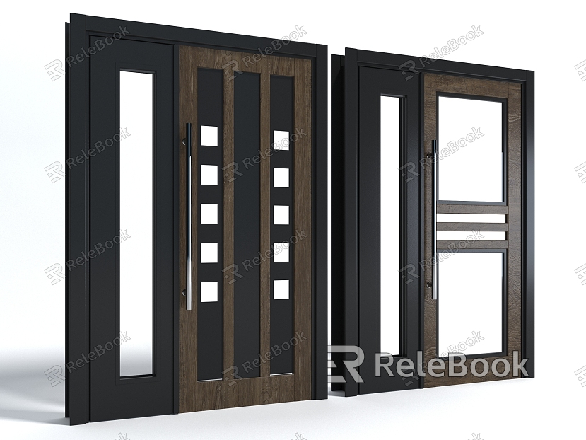 Style Gate Security Door Decorative Door Mother Door Entrance Door model