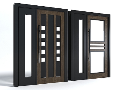 Style Gate Security Door Decorative Door Mother Door Entrance Door 3d model