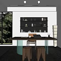 Modern study 3d model