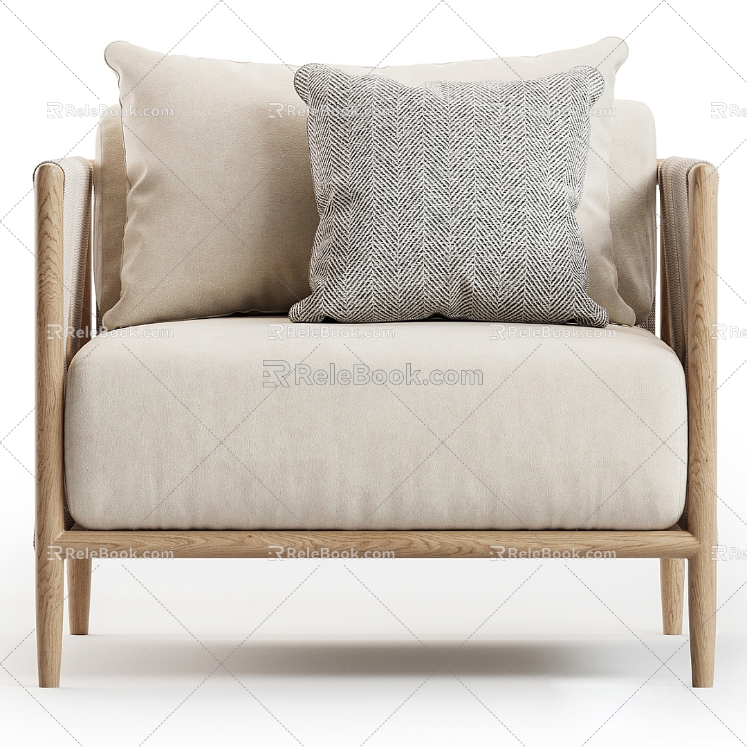 modern armchair 3d model