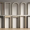 Stylish Door Arches In Various Designs And Colors For Home Interior