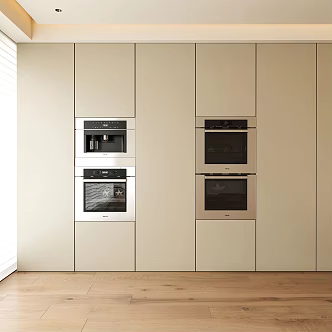 Dishwasher Built-in Oven Microwave Combination Steaming and Roasting Integrated Kitchen Cabinet 3d model