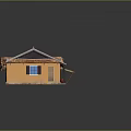 Detached Villa With Orange Tiled Roof And Yellow Exterior Walls Design