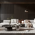 Modern Sofa Coffee Table Combination Sofa Coffee Table 3d model