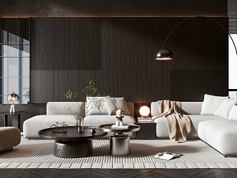 Modern Sofa Coffee Table Combination Sofa Coffee Table 3d model