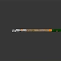 Furniture Paint Brush With Colorful Bristles And Decorative Wooden Handle