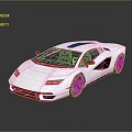 Silver Modern Sports Car With Sleek Design Aerodynamic Body And Reflective Surface