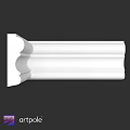 Elegant White Decorative Architectural Component With Curved Design For Interior Decoration